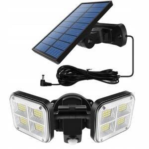 Luz solar 120 luces LED +panel