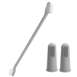 Cepillo de dientes 2 en 1, 3 piezas