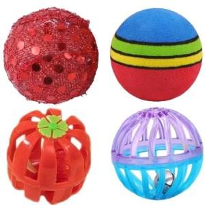 Juguete para gato de doble succion 4 piezas