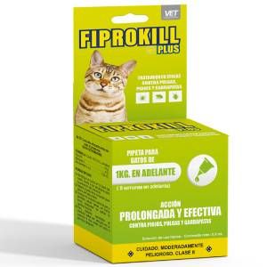 Pipeta antiparasitos para gato de 1-10kg